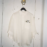 FISH POCKET LINEN SHIRT