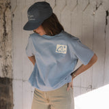 BLUE UNDER THE ROWAYTON SUN TEE