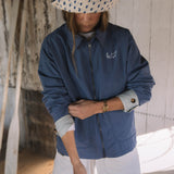 NAVY REVERSIBLE COAST TO COAST JACKET