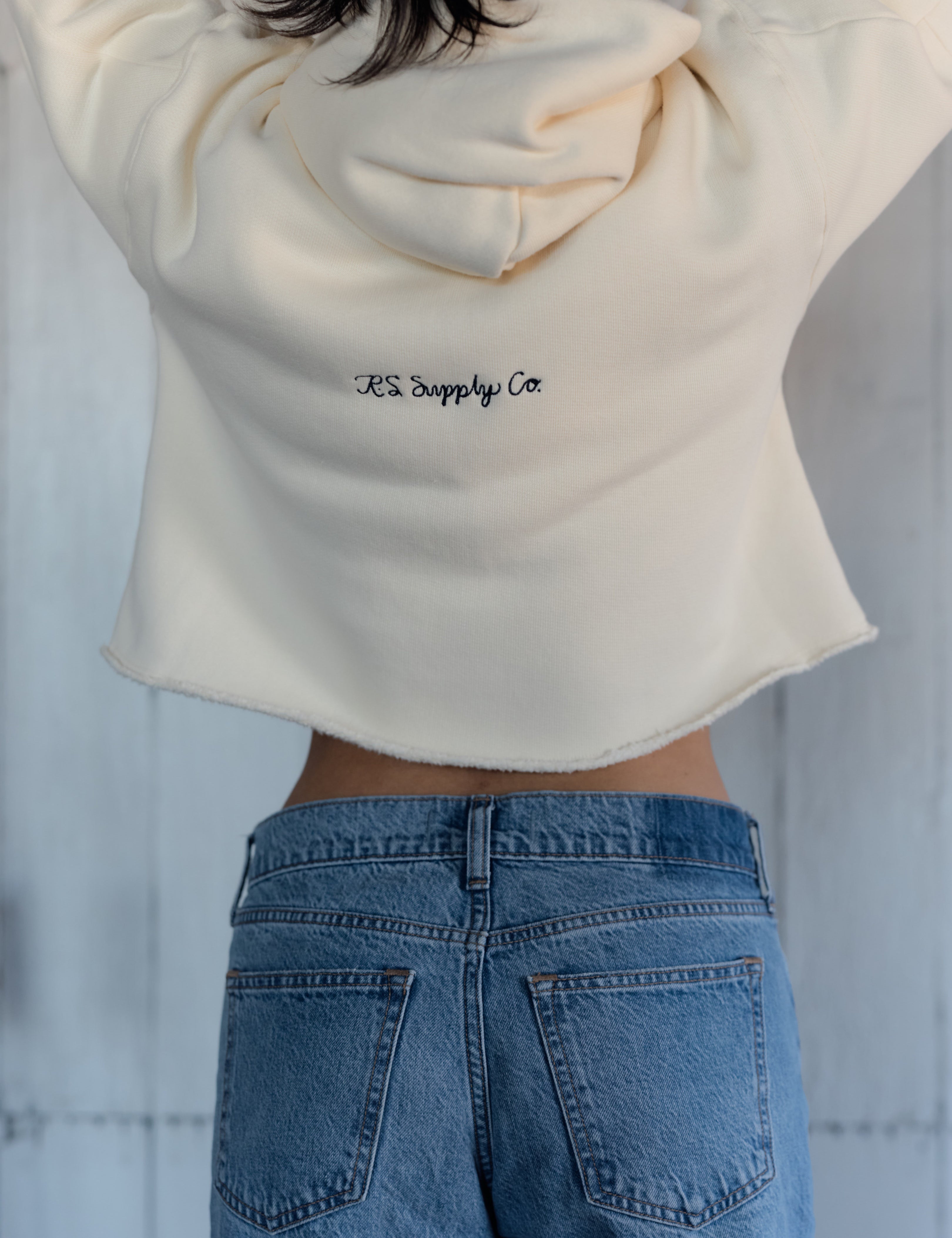 WAVE CROPPED ZIPUP